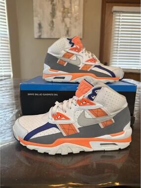 Nike Air Trainer SC High Bo Jackson Auburn White Orange DV2212-100 Size 9
